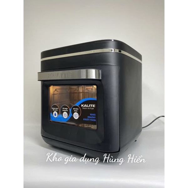 Nồi Chiên Không Dầu Hơi Nước Kalite Steam X - Dung Tích 15 lít - Công suất 1635W - Hàng Chính Hãng Bảo Hành 24 Tháng
