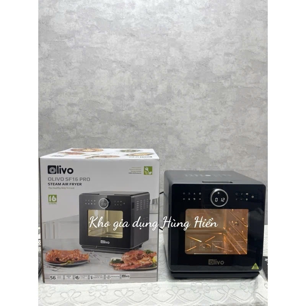 Nồi Chiên Hơi Nước OLIVO SF16 Pro - Dung tích 16 lít - Công Suất 2800W - Hàng chính hãng bảo hành 24 tháng