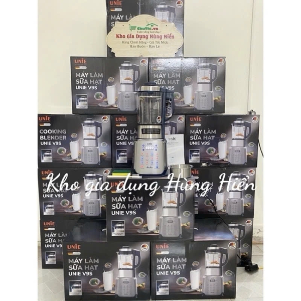 Máy Làm Sữa Hạt Xay Nấu Đa Năng UNIE V9S - Dung tích 1.75 lít - Công suất 1800W - Hàng Chính Hãng Bảo Hành 24 Tháng