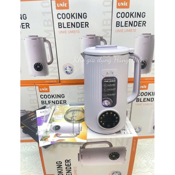 Máy làm sữa hạt, xay nấu đa năng UNIE UMB10 - Dung tích 1 lít - Công suất 800W - Hàng chính hãng bảo hành 12 tháng