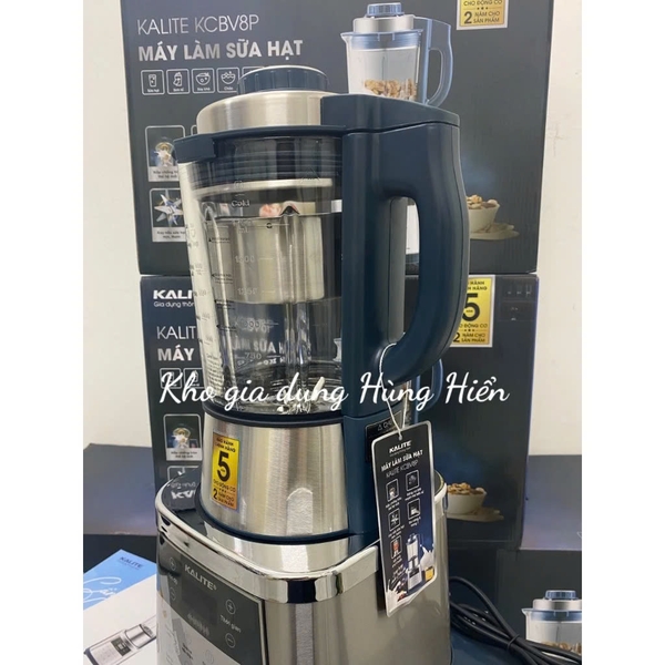 Máy Làm Sữa Hạt Kalite KCBV8P - Dung tích 1.75 lít - Công suất 1800W - Hàng chính hãng bảo hành 24 tháng