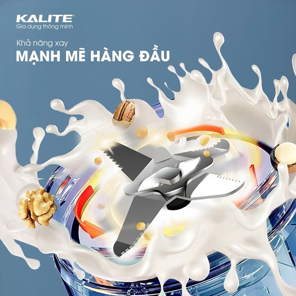 Máy Làm Sữa Hạt Mini Kalite KCB12B - Dung tích 1.2 lít - Công suất 980W - Hàng chính hãng bảo hành 12 tháng