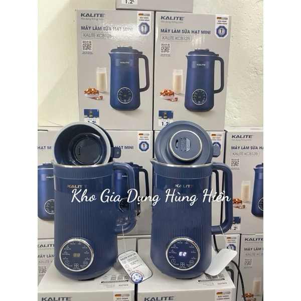 Máy Làm Sữa Hạt Mini Kalite KCB12B - Dung tích 1.2 lít - Công suất 980W - Hàng chính hãng bảo hành 12 tháng