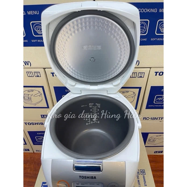 Nồi cơm điện TOSHIBA RC.10NMF/ RC.18NMF - Dung tích 1 lít/1.8 lít - Công suất 680W - Hàng chính hãng bảo hành 12 tháng