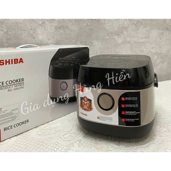 Nồi cơm điện cao tần Toshiba RC- 10IX1PV / RC-18IX1PV - Dung tích 1L/1.8L - Công suất 1000W/1300W - Hàng chính hãng bảo hành 12 tháng
