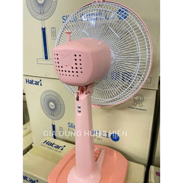 Quạt bàn Hatari Thái Lan T12M1 Xanh blue - Công suất 30W - Sải cánh 12inch - 3 tốc độ gió - Bảo hành chính hãng 36 tháng