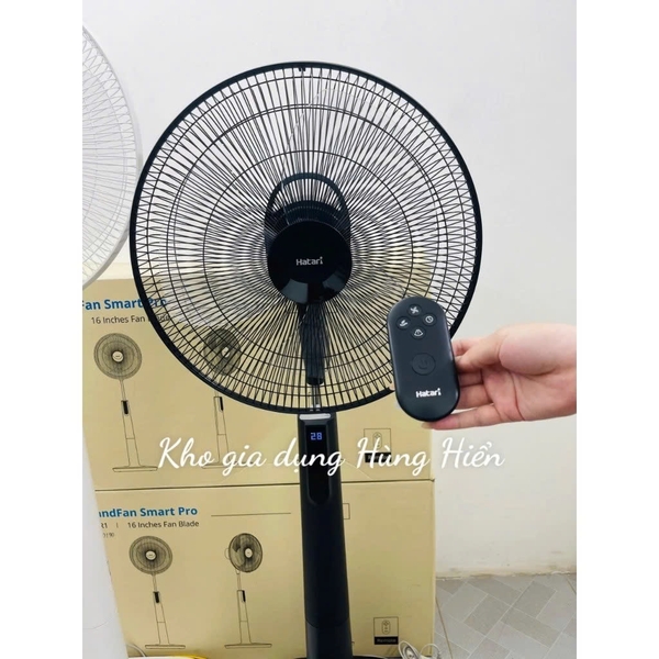 Quạt Cây Hatari P16R1 ĐEN - Công suất 50W - Bảo hành chính hãng 36 tháng