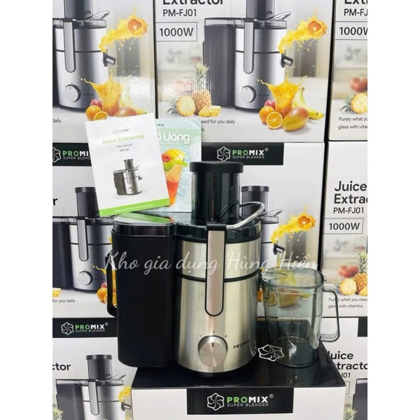 Máy ép trái cây Promix FJ-01 Công suất 1000W Dung tích 450ml  - Hàng chính hãng Bảo hành 36 tháng