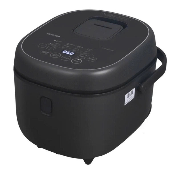 Nồi cơm điện tử Toshiba 1.8L RC-18DR4T(W) ĐEN-Công suất 850W-2 màu với 10 chế độ nấu - Bảo hành 12 tháng