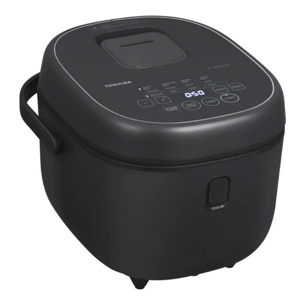 Nồi cơm điện tử Toshiba 1.8L RC-18DR4T(W) ĐEN-Công suất 850W-2 màu với 10 chế độ nấu - Bảo hành 12 tháng