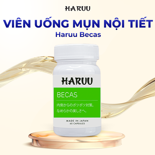 Viên Uống Nội Tiết Mụn Haruu Becas - Giải Pháp Từ Bên Trong Cho Da Sạch Mụn