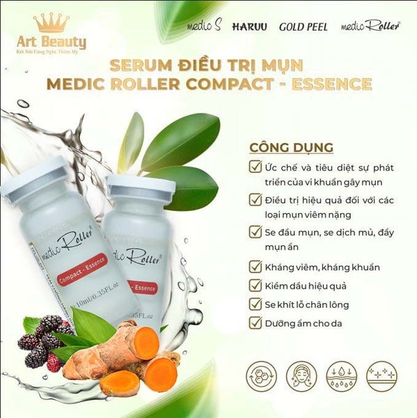 Serum làm giảm mụn Medic Roller Compact – Essence 10ml