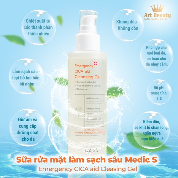 Sữa rửa mặt MedicS