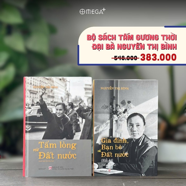 Bộ sách tấm gương thời đại bà Nguyễn Thị Bình