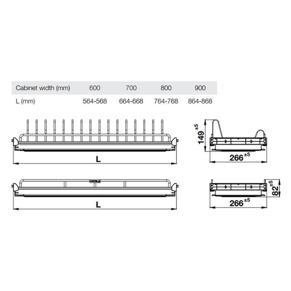 GIÁ BÁT CỐ ĐỊNH HAFELE
