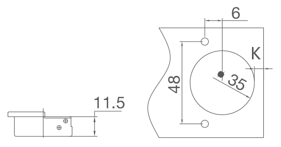BẢN LỀ THẲNG IMUNDEX