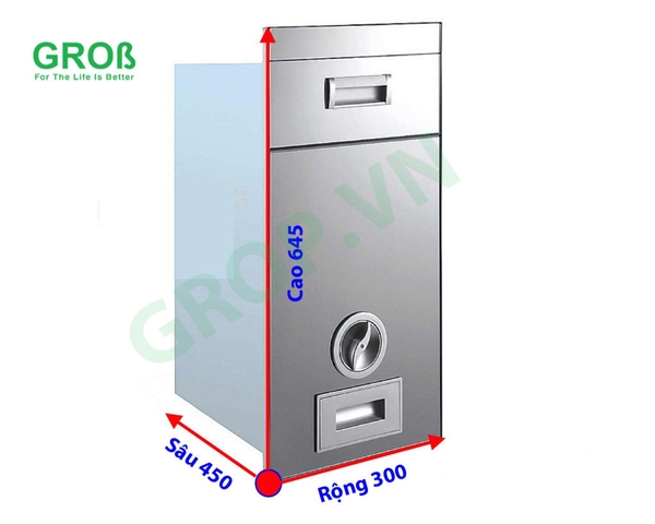 THÙNG GẠO MẶT GƯƠNG GROB