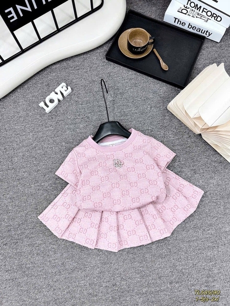 Set áo + cv gucci hồng  (10-20kg)