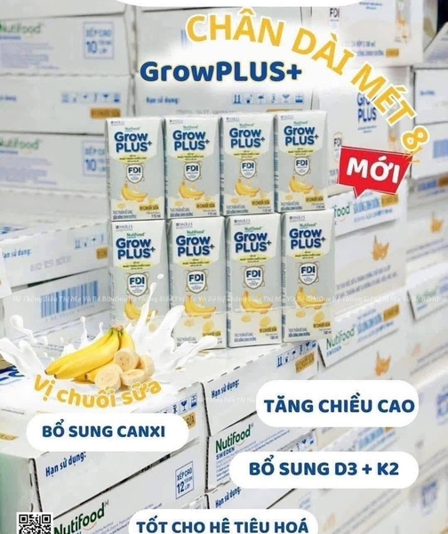 sữa háu ăn Nutifood bạc vị chuối 110ml