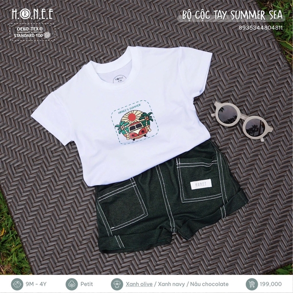 Bộ cộc tay Summer Hrnee (6m-4y)