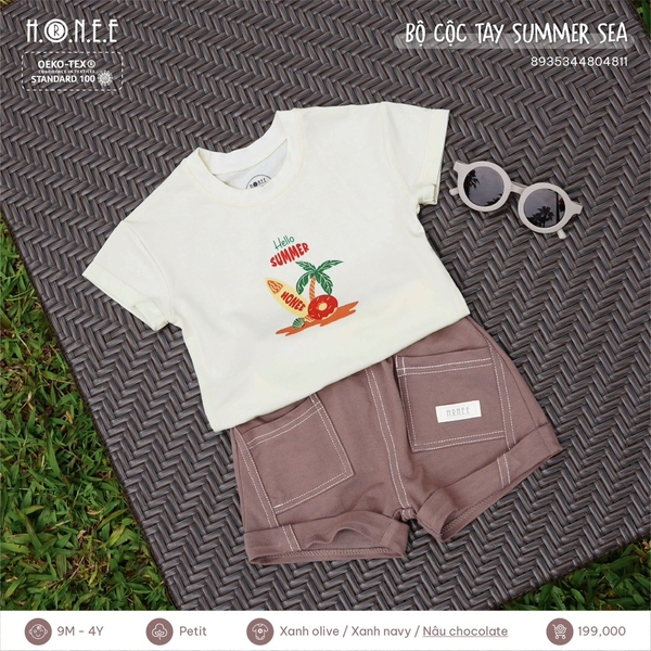 Bộ cộc tay Summer Hrnee (6m-4y)
