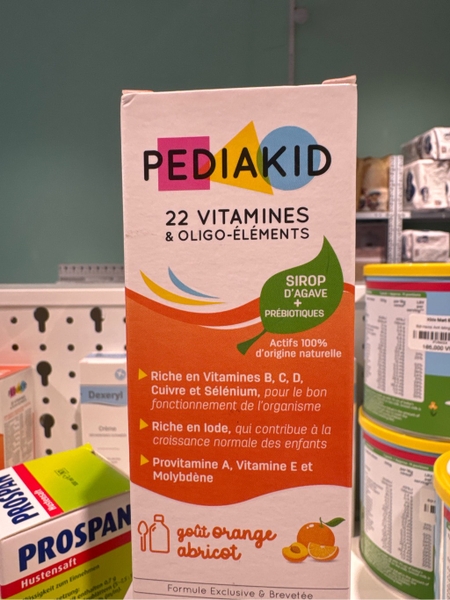 Siro Pediakid 22 Vitamines bổ sung Vitamin và khoáng chất (125ml)