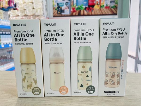 Bình Moyuum PPSU họa tiết  270ml