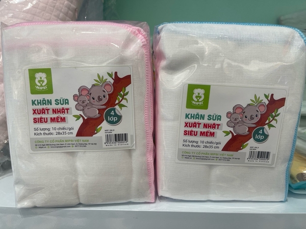 Khăn sữa 4 lớp mippi