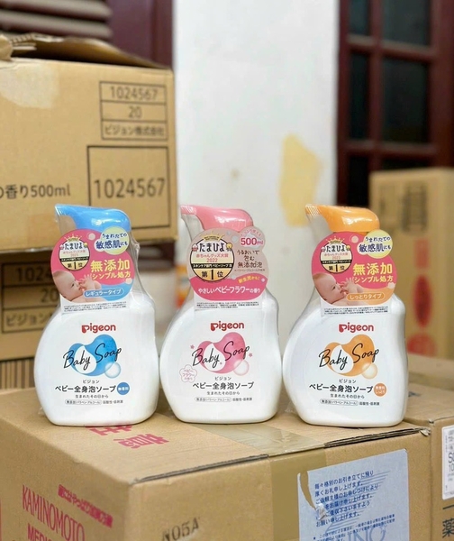 Sữa tắm gội Pigeon Nhật