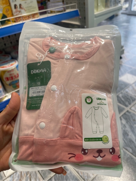 Bộ Body cài lệch có tai Dokma