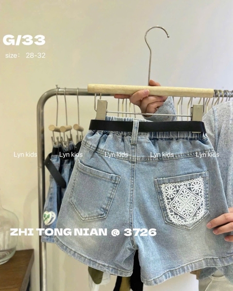 quần jean xanh nhạt bé gái ( sz28-32)