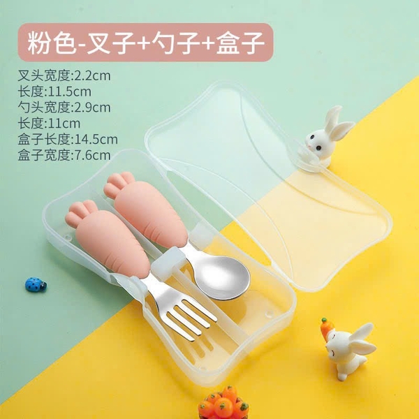 Set thìa+ dĩa cà rốt