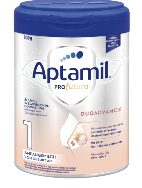 Sữa Aptamil Đức frofutura số 1 800g