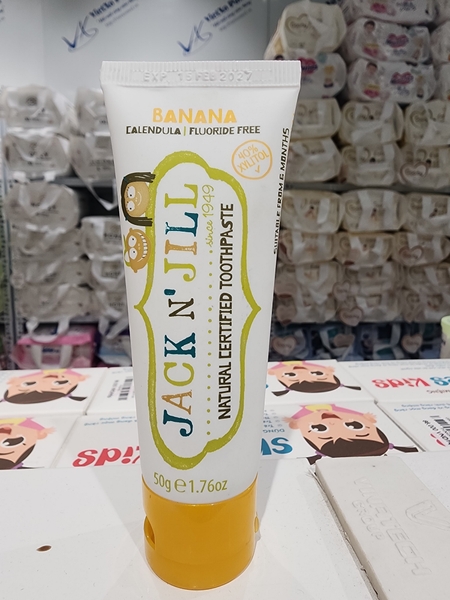 Kem đánh răng hữu cơ Jack N’JILL