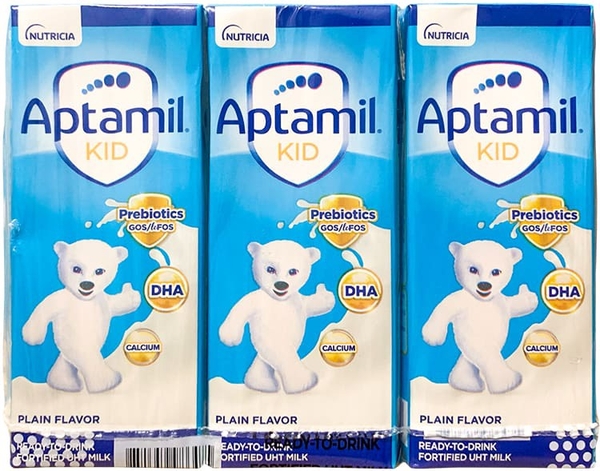 Aptamil kid xanh pha sẵn 180ml (lốc 3)
