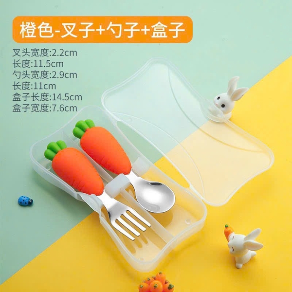 Set thìa+ dĩa cà rốt
