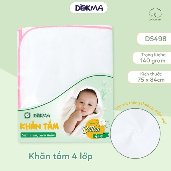 Khăn tắm 4 lớp Dokma