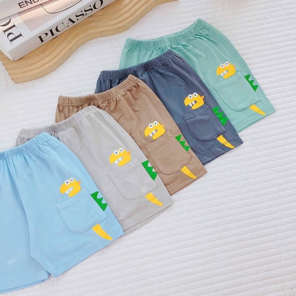 Quần đùi có túi khủng long Babybun bé trai