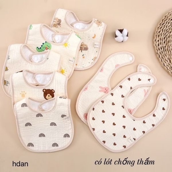 Yếm vuông muslin win