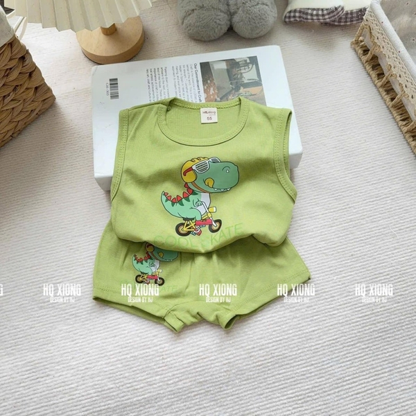 Bộ xát nách khủng long xanh (5-13g)