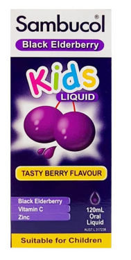 Tăng đề kháng Sambucol Liquid or kids Pháp