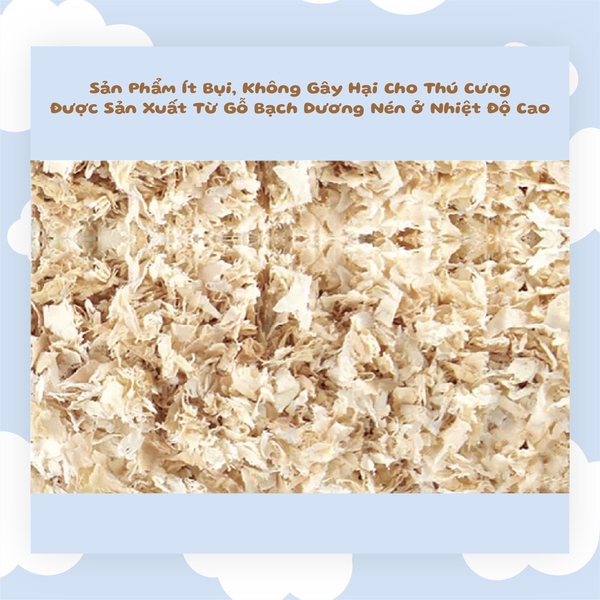 Mùn Cưa Gỗ Bạch Dương Hiệu Jolly Lót Chuồng Cho Thỏ, Bọ Ú, Chinchilla, Hamster