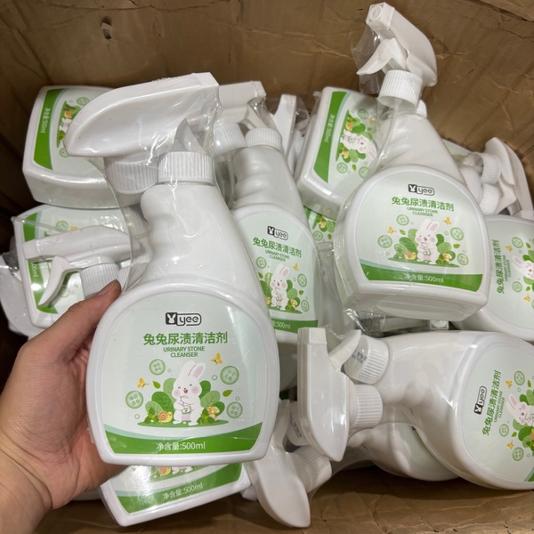 Xịt Khử Mùi Vệ Sinh Chuồng Cho Thỏ, Bọ Ú, Chinchilla Xịt Tẩy Cặn Nước Tiểu Yee 500ml