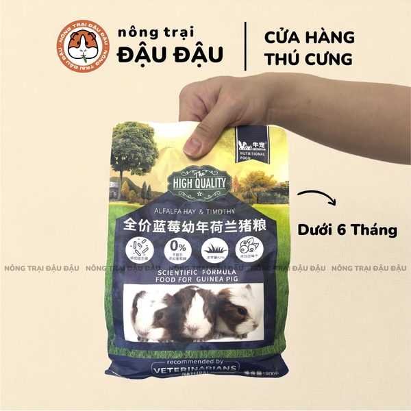 Cỏ Nén Timothy Cho Bọ Ú Chuột Lang Niu Chong Giàu Chất Xơ Bổ Sung Việt Quất 800g