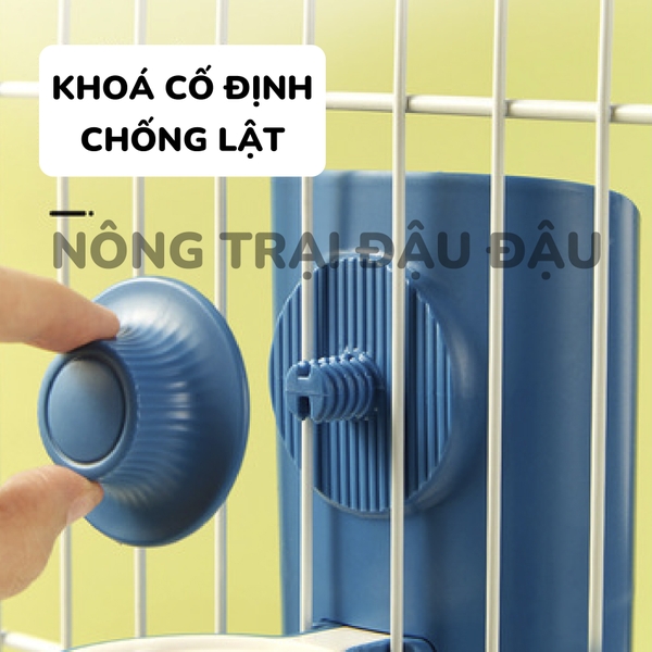 Bình Nước Cho Thỏ, Bọ Ú, Chinchilla Tự Động Cao Cấp 600ml