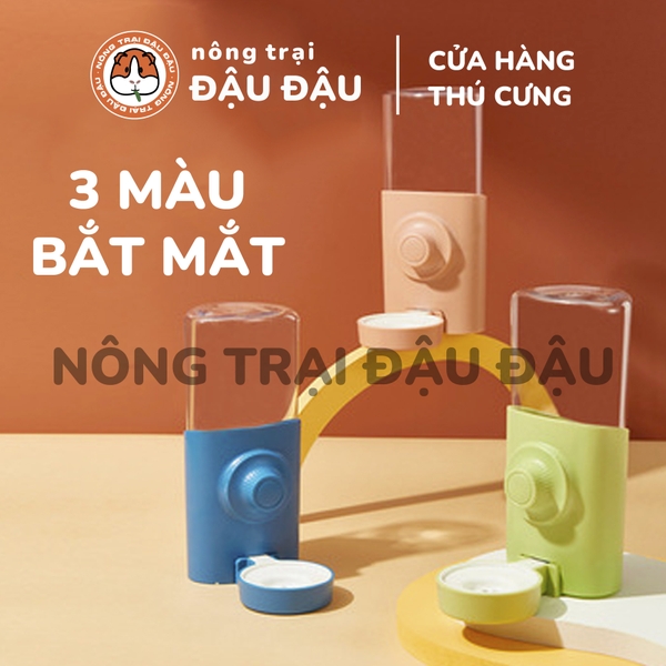 Bình Nước Cho Thỏ, Bọ Ú, Chinchilla Tự Động Cao Cấp 600ml
