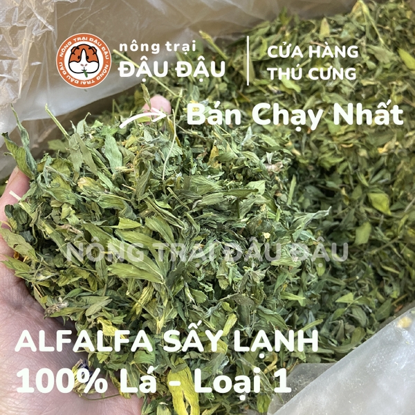 Cỏ Alfalfa 100% Lá Cho Thỏ, Bọ Ú, Chinchilla Không Bụi