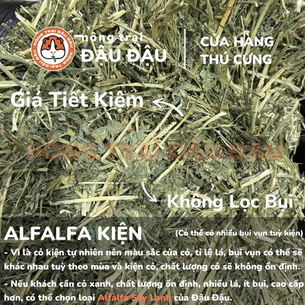 Cỏ Alfalfa Cho Thỏ, Bọ Ú, Chinchilla 1kg