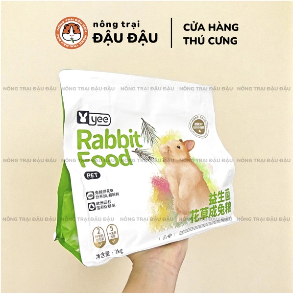 Cỏ Nén Cho Thỏ Yee Bổ Sung Hoa Và Thảo Mộc Hỗ Trợ Tiêu Hoá 2kg