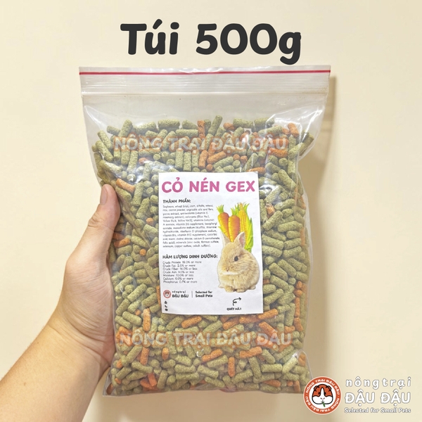 Cỏ Nén Gex Cho Thỏ Vị Cà Rốt Bắp Nhật Bản 2.5kg